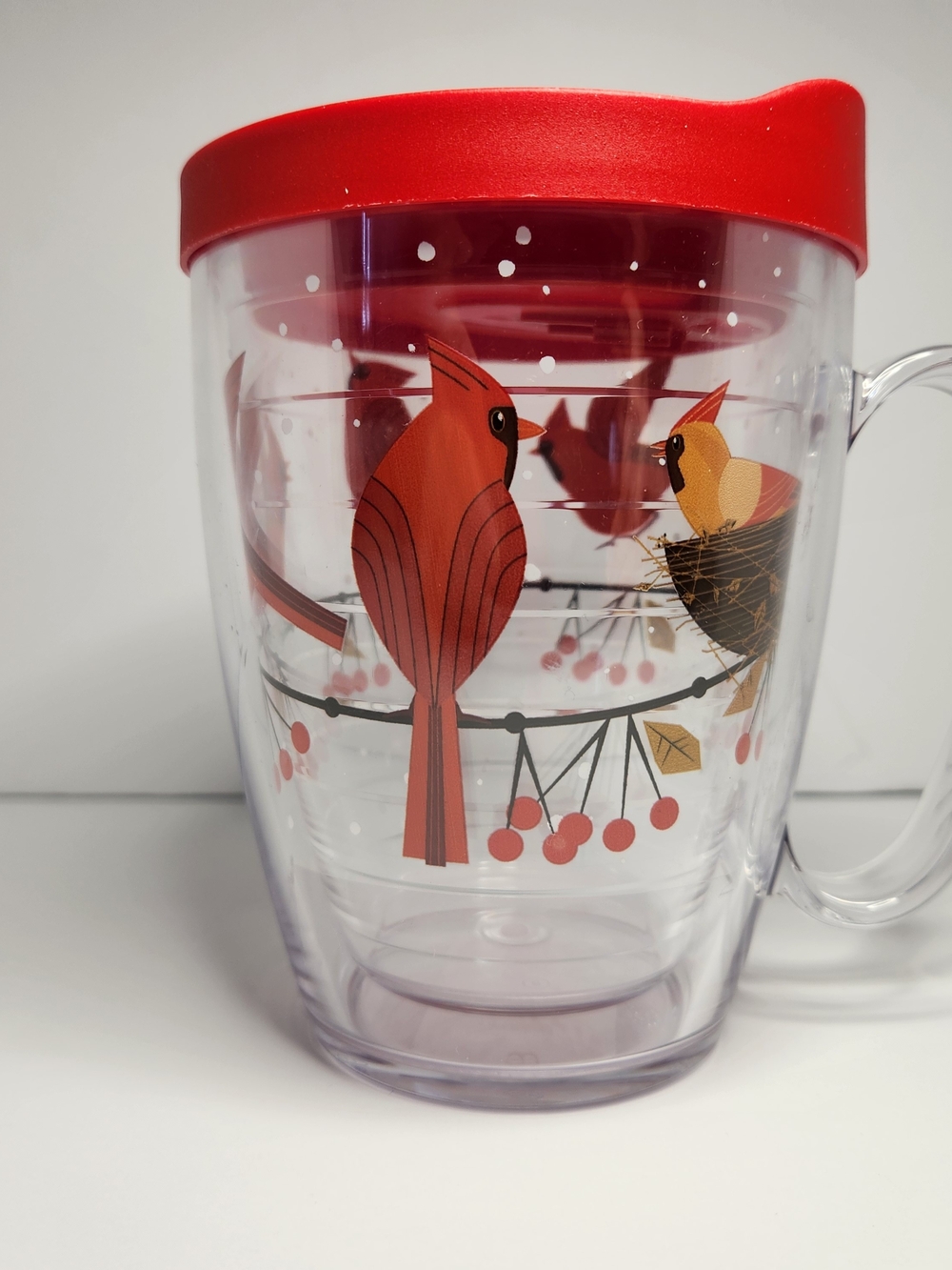 tervis Red Cardinal Travel Mug with Red Lid